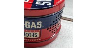 Boîte à gaz antimites vintage MOTH-GAS 